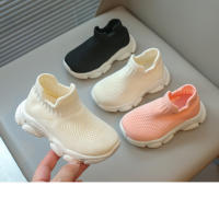 Zapatillas Casuales Para Niños Y Niñas Algodón Elástico Transpirables Zapatos Slip-on Para Otoño Moda Nueva Tallas 21-30 - details 3