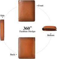 Hombre Cartera, Billetera Hombre, Cartera de cuero with RFID Bloqueo, 9 Ranuraspara Tarjetas, 2 Ranuraspara ID, Tarjetero Monedero para Hombres Gift - details 3