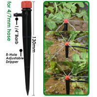 Kit De Riego Por Drip Automático KESLA Para Jardín 1/4'' 13CM Regadío Para Maceta De Bonsái Flor Vegetal Invernadero - details 1