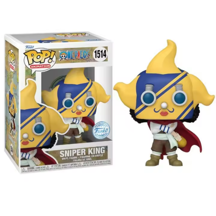 Figura Funko Pop! Animación One Piece Sniper King Modelo 1514 | 76913 Edición Especial - Original - Figuras Miniaturas Coleccionables Para Exhibición - Idea De Regalo - Mercancía Oficial - Juguetes Para - 1
