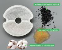 Paquete de 6 filtros para Bebidas, Filtros de reposición para Bebidas de Gatos de 2 y 2,5 L (67 y 84 oz), Carbón activado, Algodón Y resin, triple filtración. - details 2