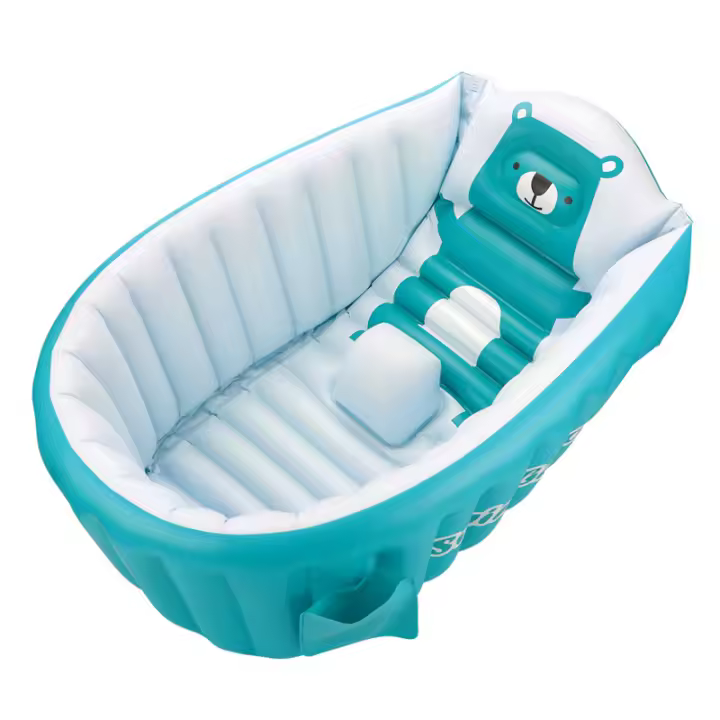 Bañera inflable para bebés Swimbobo, bañera para niños gruesa para el hogar, plegable y apta para piscina - 1