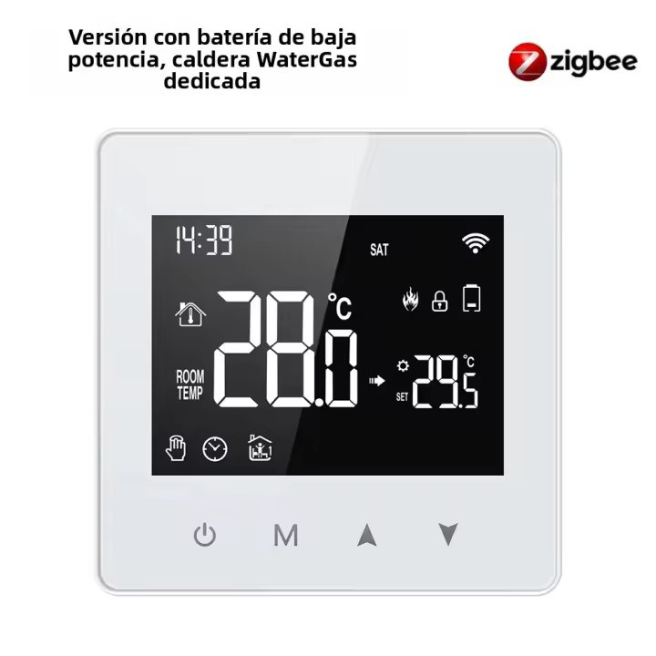 Termostato Inteligente AVATTO Tuya WiFi/ZigBee Para Calentador De Agua Y Gas Batería De Bajo Consumo Control De Temperatura Compatible Con Alexa Google Home Alice - 1