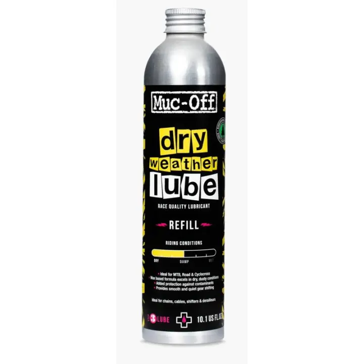 MUC-OFF | Aceite Clima Seco Bio 300ml - Nuestro lubricante de cadena Bio Dry utiliza una fórmula a base de cera para proteger contra los contaminantes en condiciones secas y polvorientas - 1