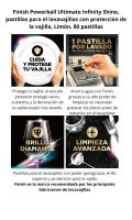 Finish - Finish Powerball Ultimate Infinity Shine, pastillas para el lavavajillas con protección de la vajilla, Limón, 80 pastillas - details 0