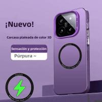 Funda Magnética Magsafe Para Xiaomi 14 15 14T pro 13T pro 13 Ultra 12S 12 12T Poco X6 M6 F6 pro Resistente a Golpes Y Arañazos Cubierta De Teléfono Basic - details 1