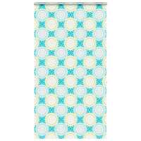 vidaXL Estor enrollable para ducha con casete 130x240 cm tela ancho en color Gris claro/Adorno/Blanco y más | protección solar decorativa para ventanas hogar oficina dormitorio fácil de instalar - details 1