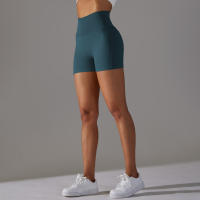 Shorts De Yoga Para Mujer Fitness Running Ciclismo Leggings Deportivos De Cintura Alta Transpirables Talla Grande Verano Gimnasio - details 43