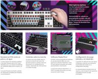 Teclado Cooler Master CK351 Gaming RGB Red Switch Gris, interruptores ópticos, intercambiables, teclas retroiluminadas, IP58, reposamuñecas incluido - details 0