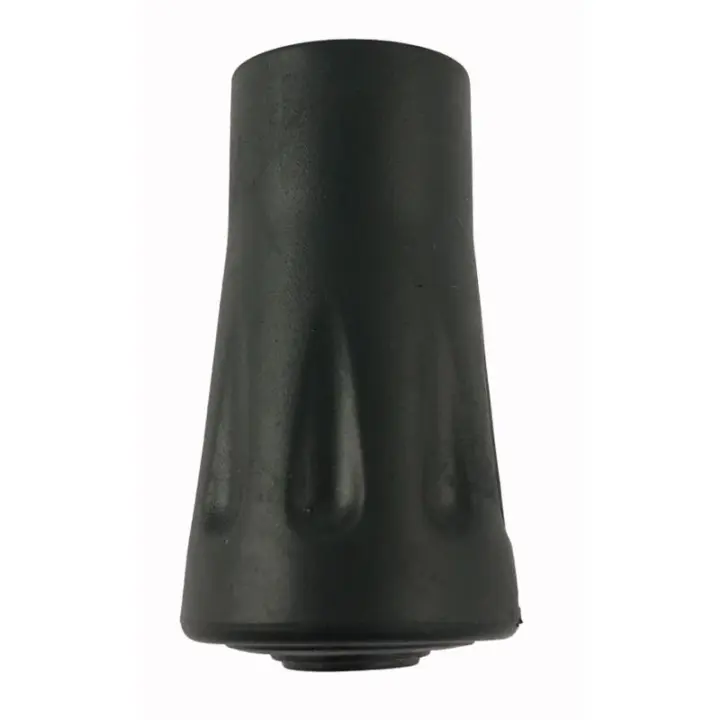 JOLUVI Bastón Trekking Negro Reforzado - Punta Goma Uso Intensivo - 10gr - Accesorios Escalada - 1