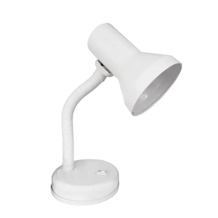 EDM Flexo de sobremesa modelo London E27 60W blanco metal - EDM - 30251 Blanco Iluminación - 1