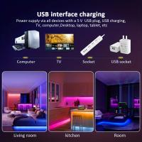 Tira De Luces LED RGB 5V 5050 Control Remoto APP Flexible Para Decoración De Habitaciones Iluminación SMD Epistar No Impermeable - details 5