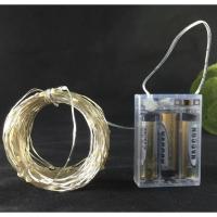 Luces De Fairy LED 5M Con Pilas Operadas Cadena De Luces De Hierro Cuádruple Para Jardín Fiesta Bodas Navidad Decoración - details 4