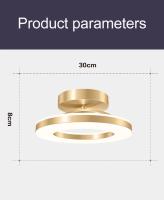 Lámpara De Techo LED Moderna Para Iluminación Interior Decorativa Para Dormitorio Comedor Sala De Estar Balcón Corredor Luz De Techo - details 9