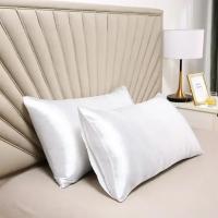 Funda De Almohada De Seda Mulberry Natural 100% Para Proteger Pelo Y Piel Personalizable Tamaño Cualquiera Ropa De Cama - details 3