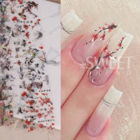 10pcs De Foils Para Uñas Con Diseño De Carácter Chino Arco Iris Bambú Pescado Flor Periquito Adhesivo Para Gel De Uñas Decoración De Manicura - details 6