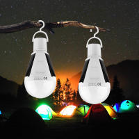 Bulbo LED Solar Recargable 7W/12W E27 Luz Exterior Impermeable Para Camping Y Jardín Lámpara Portátil Con Célula Solar LiBatería - details 5