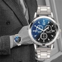 Reloj De Lujo De Cuarzo Con Dial De Acero Inoxidable Reloj Casual De Pulsera Estilo Business Resistente Al Agua Y Choque - details 0