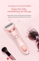 Afeitadora Eléctrica 2 En 1 Para Mujer Piel Suave Y Pelo Eliminado Sin Dolor IPX7 Impermeable Corte Rápido Recargable Plástico Color Rosa/Azul - details 10