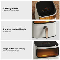 Freidora de Aire 6.5L Gran Capacidad, Horno de Aire Multifunción, Apto para Lavavajillas, Pantalla LED Táctil, Libre de BPA,1200W - details 1