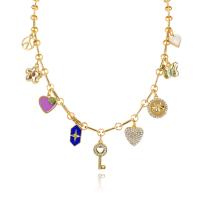 Encanto Collares de Gargantilla para mujer, joyería de moda para damas y niñas, joyería de moda, collar de encanto de llave de corazón de lujo - details 6