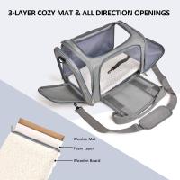 Transportín para Gatos Pequeños, medianos y Perros de hasta 15 Libras - details 0