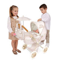 DeCuevas Toys,Coche de muñeca plegable con sombrilla, muñecas de hasta 48 cm, bebes reborn el regalo para niñas (85078) Muñecas para niñas muñecas j - details 1