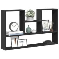vidaXL Estantería de pared madera de ingeniería 99x15x60 cm en color Blanco/Madera antigua/Gris sonoma y más | almacenamiento funcional diseño moderno para baño dormitorio sala - details 6