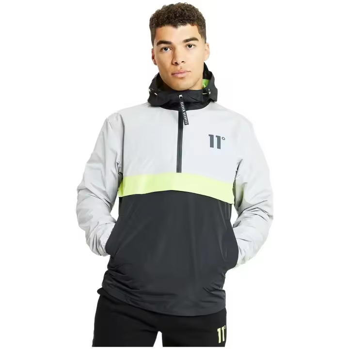 Chaqueta 11 Degrees Colour Block Hurricane para hombre en color negro - 1