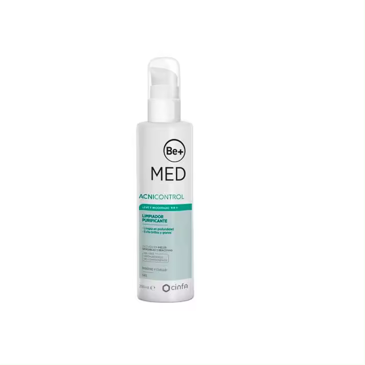 Gel Limpiador Purificante Be+ Med Acnicontrol 200ml - 1