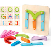 Bloques De Construcción Creativos De Madera Para Niños Juguete Educativo Montessori De Formas Variadas Y Colores Prueba De Encaje Para Edad Temprana - details 1