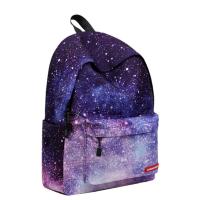 Mochila De Lona Para Mujer Estilo Universo Estrellado Gran Capacidad DIY Para Estudiantes De Escuela Mochila Grande Para Niñas 2024 - details 3