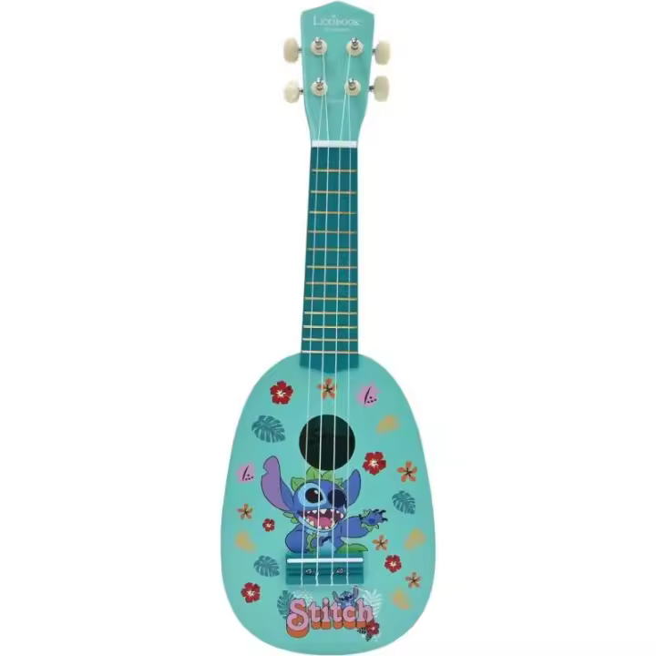 MI PRIMER UKELELE DE MADERA STITCH DE LEXIBOOK - 1