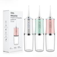 Irrigador Oral USB Recargable Rápido 3 Modos 4 Punzadas De Jeta Máquina Portátil De Limpieza De Dientes Lavadora De Bocina - details 1