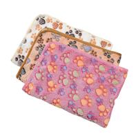 Manta Para Perro Y Gato Suave Y Fluffy Con Patrón De Pies Cálida Y Cómoda Para Viajes Tamaño Grande Mediana Pequeña En Varios Colores - details 9