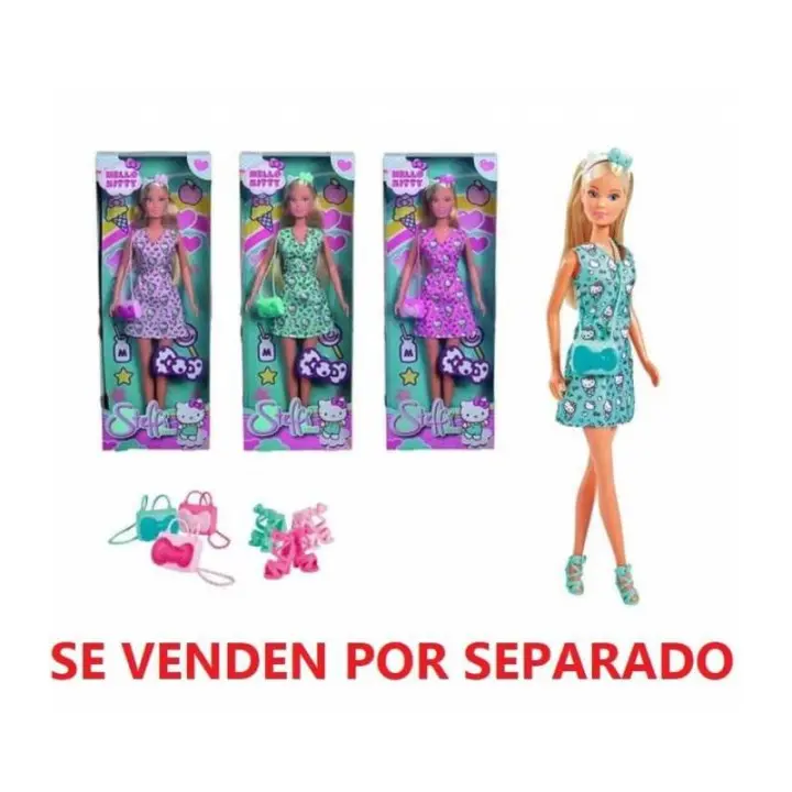 Simba Muñeca Steffi Hello Kitty Ropa y Accesorios Color Surtido - 1