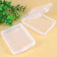 Caja De Almacenamiento Transparente De Plástico INS Para Tarjetas Fotocards Organizador De Escritorio Caja De Classificación Para Suministros Escolares Y Oficina - details 4