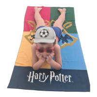 Toalla de Microfibra Harry Potter 70x140cm  Toalla de Playa de Poliéster  Absorbente y Rápido Secado  Ideal para Playa, Piscina y Uso Diario  Suave, Duradera y Divertida Toalla Infantil. Factory - details 1