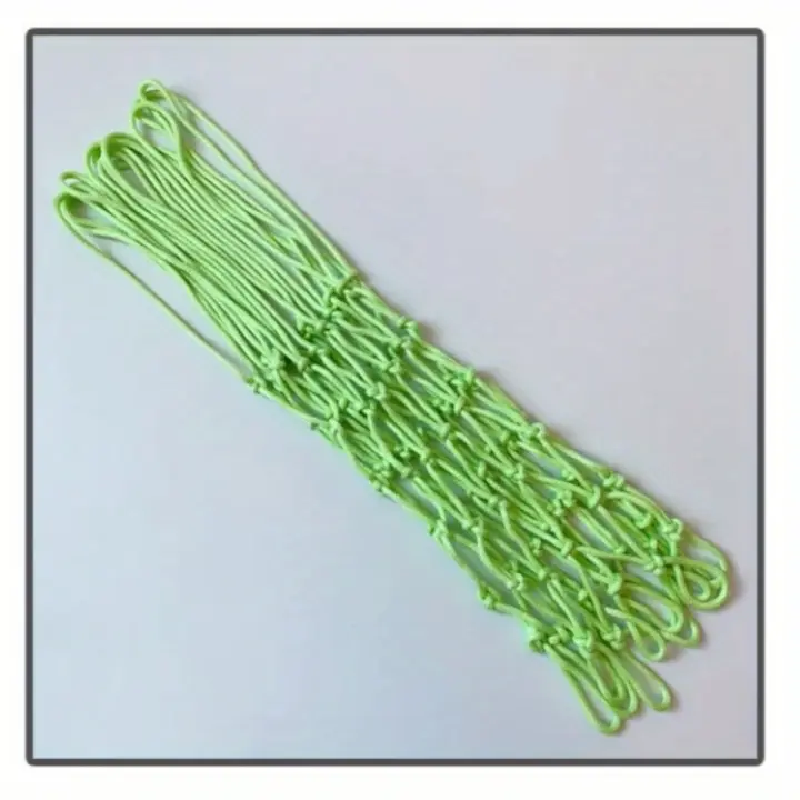 Red De Baloncesto Luminosa Estándar 50CM Verde Fluorescente Red Autoiluminada Para Marco De Baloncesto Infantil 1PC - 1