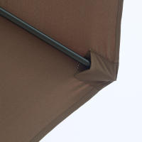 Parasol Manual Ø 2,95x2,5 m Parasol Articulado, Parasol de Mercado, Marron, 180/m² Poliéster, Estable - details 1