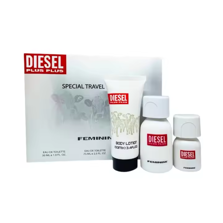 DIESEL - Set Plus Plus - EDT - 75ml + Mini 30ml + BL 100ml - 1