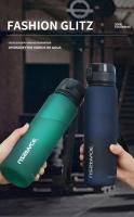 Botella De Agua Deportiva Reciclable 500ML 1000ML Sin BPA a Prueba De Fugas Portátil Para Adultos Y Niños Para Gimnasio Y Uso Diario - details 2