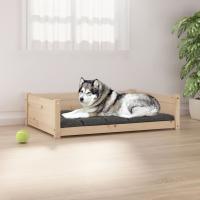 vidaXL Cama para Perros Sofá Asiento para Mascotas Madera de Pino Cera Color Marrón cera,  Marrón miel,  Natural y mas - details 2