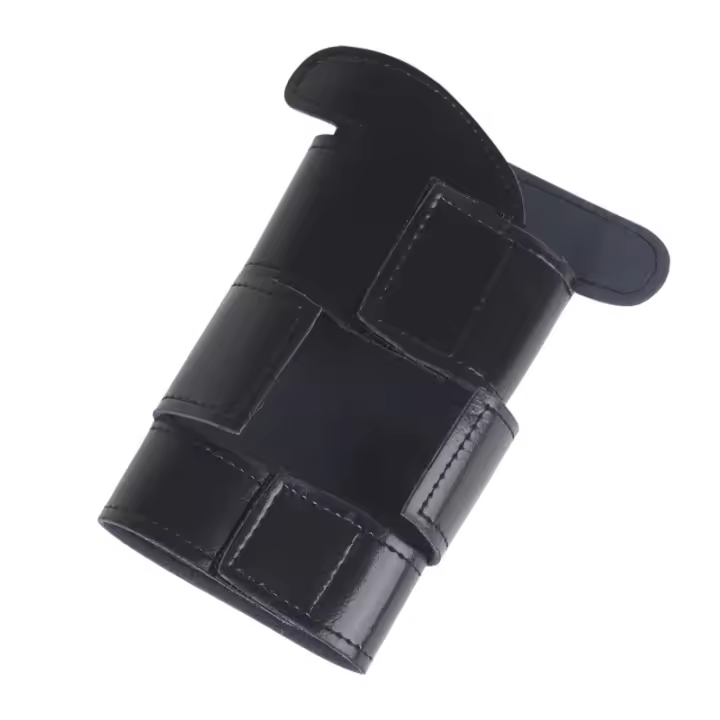 Funda Protectora De Cuero PU Para Trompeta Guardia De Válvula Negro Accesorio De Música Para Instrumentos Musicales - 1