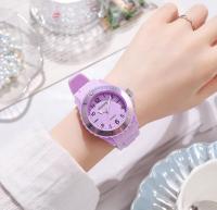 Reloj De Exámenes Para Niños Y Niñas Impermeable Imitación Deporte Y Escolar Macarón Color Caramelo Estilo Macarón Little Fresh - details 6