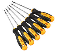 Juego De Destornilladores Torx Magnéticos CR-V Para Reparación De Teléfonos Y Computadoras Herramienta Manual Con Agujero De Seguridad T5-T30 Kit Multifuncional Antideslizante De Acero Cromo-vanadio - details 3