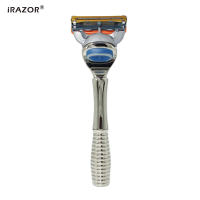 iRAZOR Man F5 Cuchilla De Fusión De 5 Capas Afeitadora Manual Con Mango Pesado Herramienta De Barbero Para Regalo Para Hombre Padre - details 0