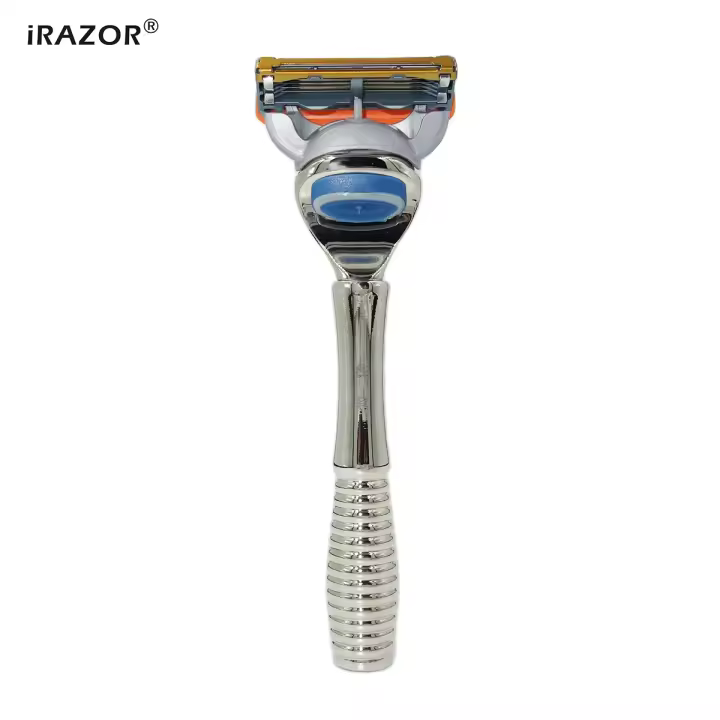 iRAZOR Man F5 Cuchilla De Fusión De 5 Capas Afeitadora Manual Con Mango Pesado Herramienta De Barbero Para Regalo Para Hombre Padre - 1
