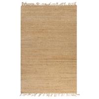 vidaXL Alfombra de yute tejida a mano 120x180 cm natural Alfombras de área  Alfombra de Piso para Sala de Estar Dormitorio Habitación Salón - details 1