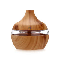 Humidificador De Aire 300ml Con Diffusor De Aceites Esenciales 7 Colores Aromaterapia Cable USB Fresadores De Aire De Madera Para Dormitorio - details 3